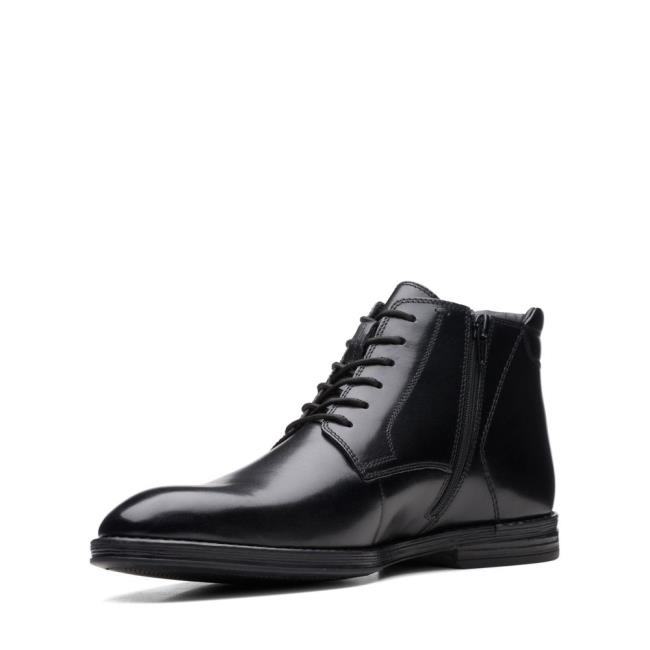 Botas Casuales Clarks Citi StrideRise Hombre Negros | CLK637PMK