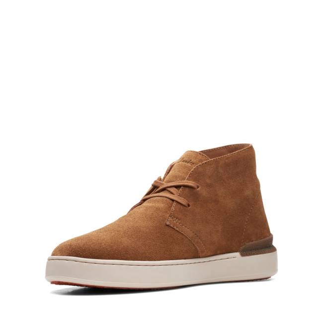 Botines Clarks Court Lite Desert Hombre Marrom | CLK739VWY