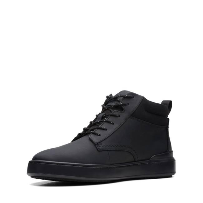 Botines Clarks Court Lite Mid Hombre Negros | CLK015XZE