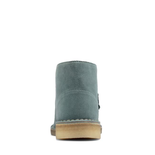 Botines Clarks Desert Boot Mujer Azules | CLK169OFE