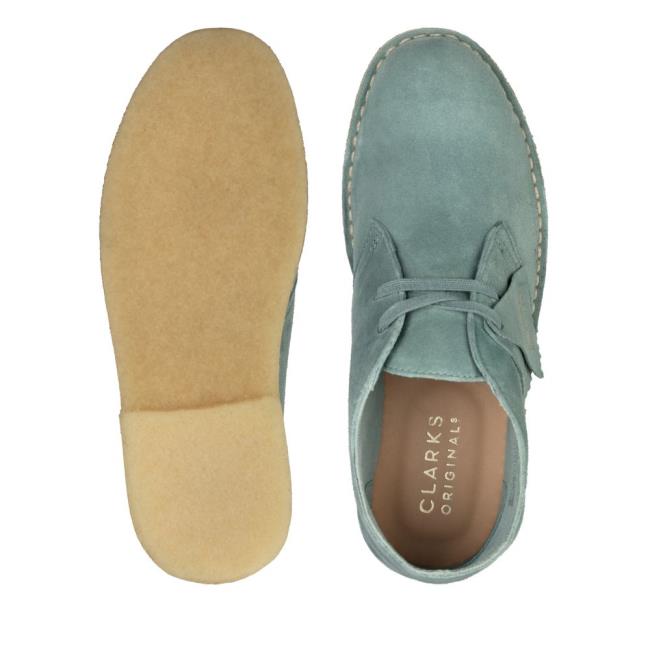 Botines Clarks Desert Boot Mujer Azules | CLK169OFE