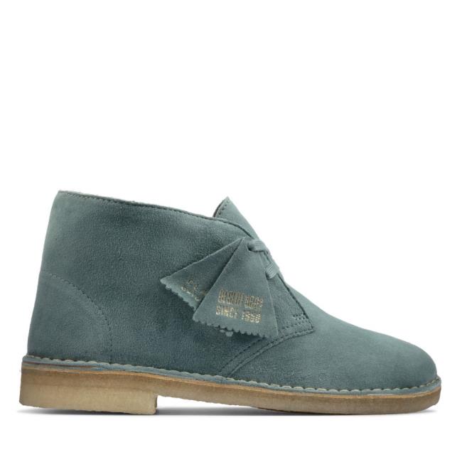 Botines Clarks Desert Boot Mujer Azules | CLK169OFE