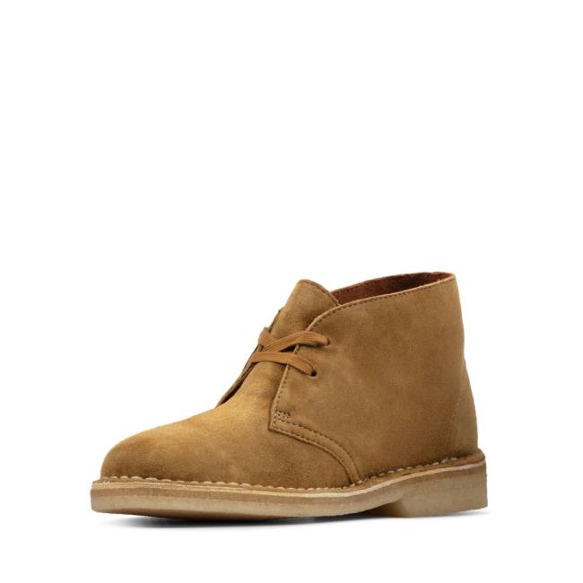 Botines Clarks Desert Boot Mujer Marrom | CLK687RGN