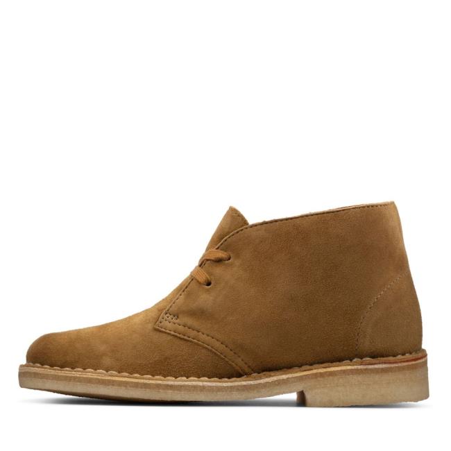 Botines Clarks Desert Boot Mujer Marrom | CLK687RGN