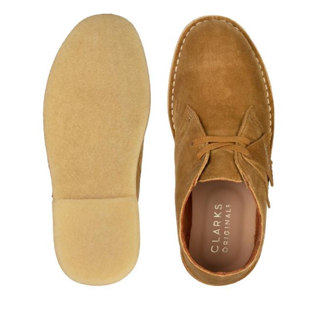 Botines Clarks Desert Boot Mujer Marrom | CLK687RGN