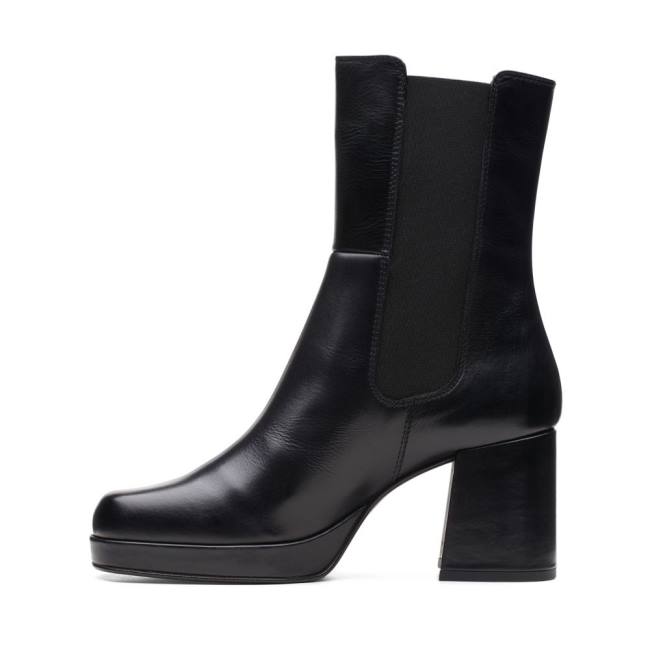 Botines Clarks Pique Up Mujer Negros | CLK985PFI