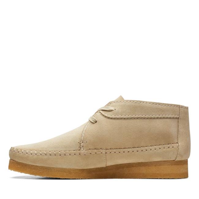 Botines Clarks Weaver Hombre Beige | CLK738BME