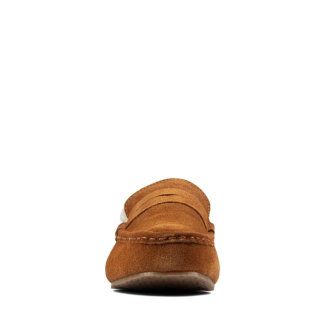 Pantuflas Clarks Kite Warm Hombre Marrom Oscuro | CLK147ZTA