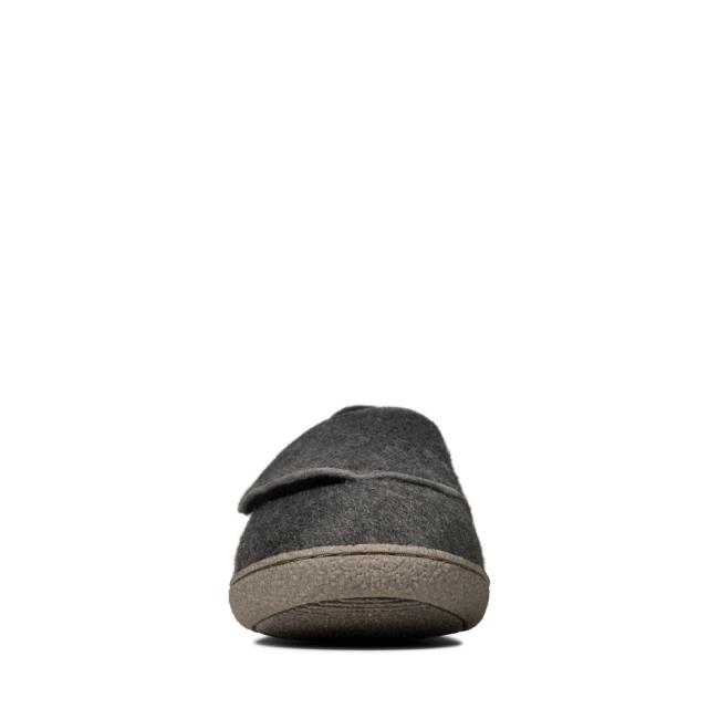 Pantuflas Clarks Relaxed Charm Hombre Grises | CLK341DOW