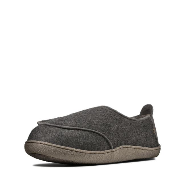 Pantuflas Clarks Relaxed Charm Hombre Grises | CLK341DOW