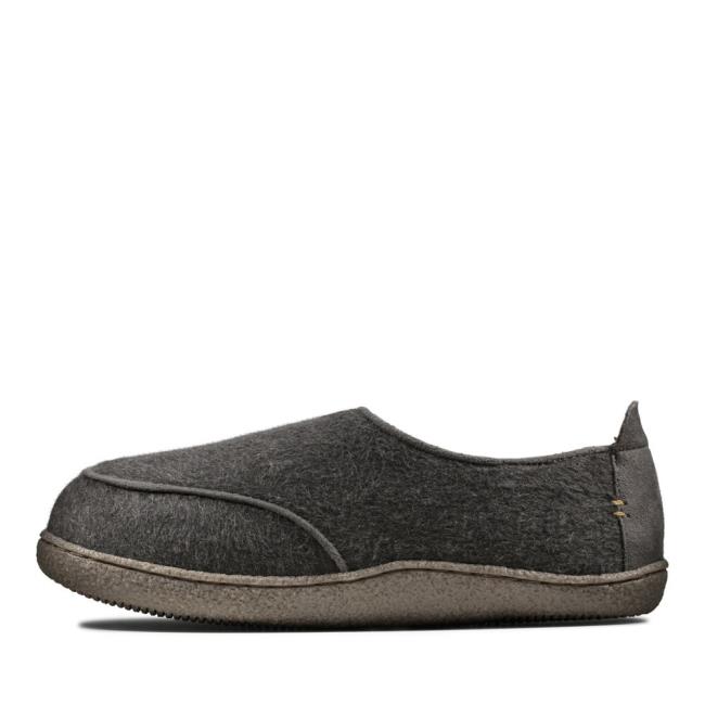 Pantuflas Clarks Relaxed Charm Hombre Grises | CLK341DOW