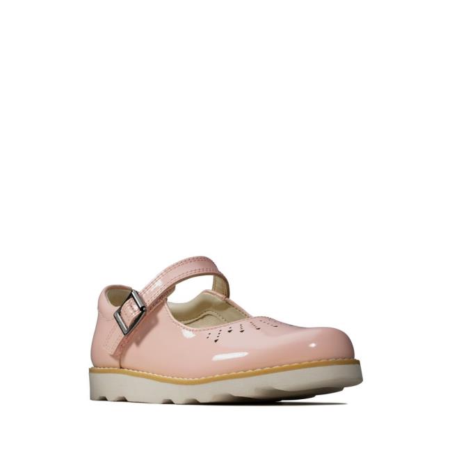 Zapatos Escolares Clarks Crown Jump Kid Niña Rosas | CLK635DPM