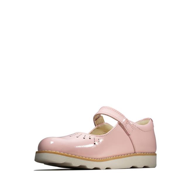 Zapatos Escolares Clarks Crown Jump Kid Niña Rosas | CLK635DPM