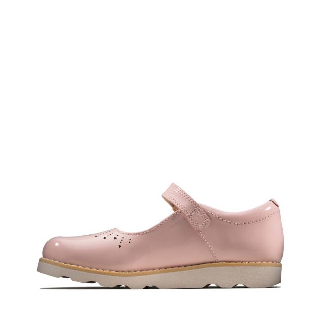 Zapatos Escolares Clarks Crown Jump Kid Niña Rosas | CLK635DPM