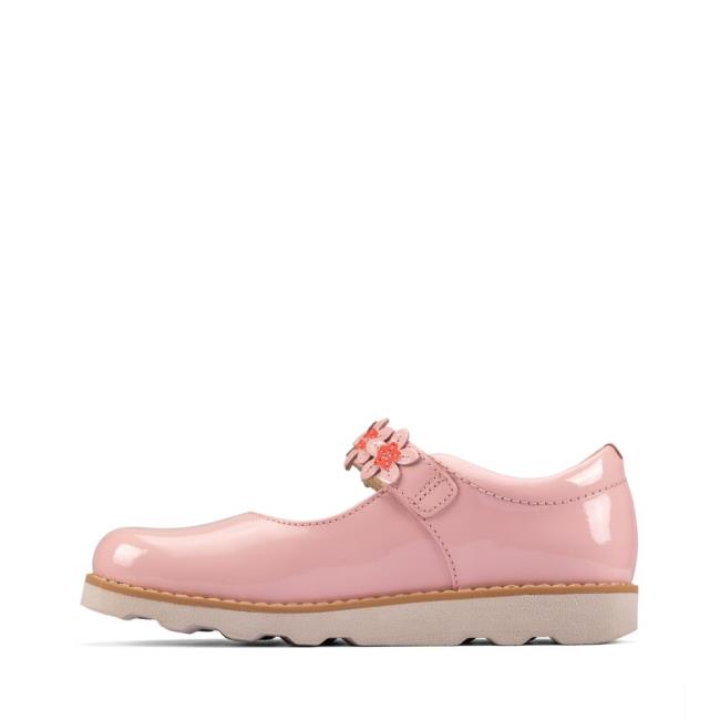 Zapatos Escolares Clarks Crown Petal Kid Niña Rosas Claro | CLK953RPH