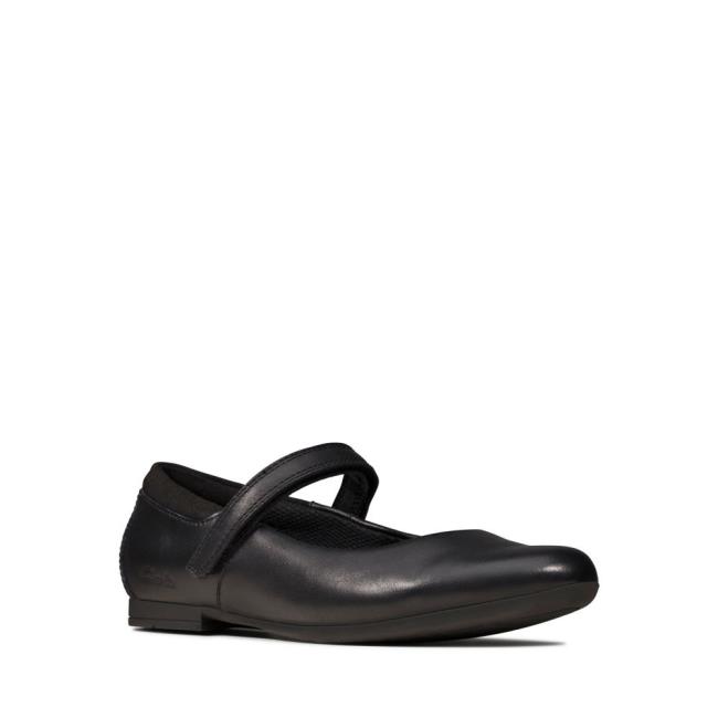 Zapatos Escolares Clarks Scala Dawn Kid Niña Negros | CLK176EAI