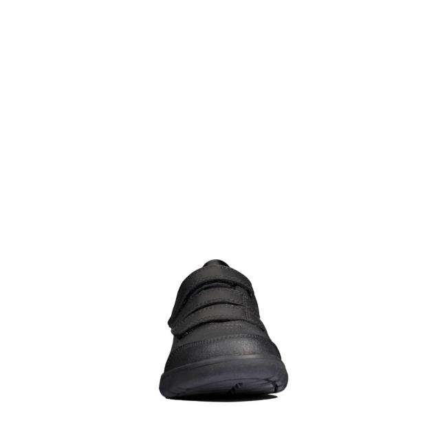 Zapatos Escolares Clarks Scape Sky Kid Niña Negros | CLK215TLV