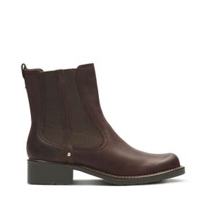 Botas Chelsea Clarks Orinoco Club Mujer Vino | CLK740QKL