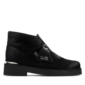 Botas De Desierto Clarks Desert Boot 221 Mujer Negros | CLK841PTS