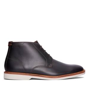 Botines Clarks Atticus LT Mid Hombre Marrom Oscuro | CLK295PJK