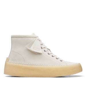 Botines Clarks Caravan Mid Hombre Blancos | CLK871EAV