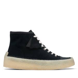 Botines Clarks Caravan Mid Hombre Negros | CLK129NVQ