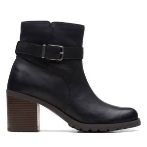 Botines Clarks Clarkwell Hall Mujer Negros | CLK362EGL