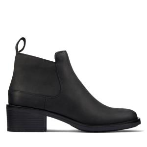 Botines Clarks Memi Zip Mujer Negros | CLK870VHM