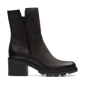 Botines Clarks Odollo Zip Mujer Negros | CLK837VAE