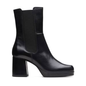 Botines Clarks Pique Up Mujer Negros | CLK985PFI