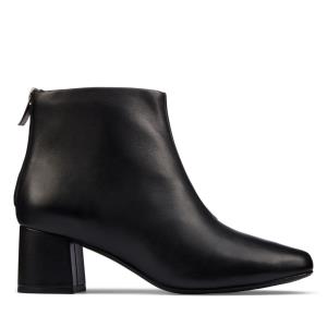 Botines Clarks Sheer55 Zip Mujer Negros | CLK094GSF