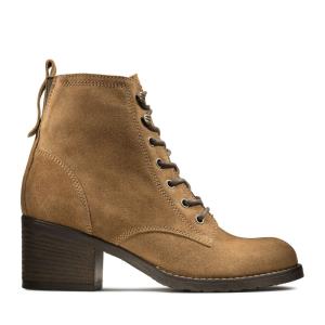 Botines Clarks Thornby Encaje Mujer Marrom | CLK698WFP