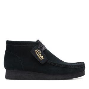 Botines Clarks Wallabee Boot 2 Mujer Negros | CLK705UVP