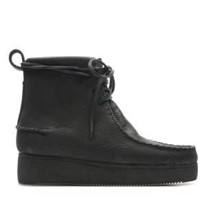 Botines Clarks Wallabee Craft Mujer Negros | CLK743SWV