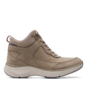 Botines Clarks Wave 2.0 Mid. Mujer Verde Oliva | CLK940NAT