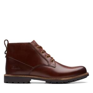 Botines Clarks Westcombe Mid Hombre Marrom | CLK790DGO