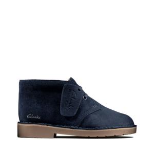 Originals Botas Clarks Desert Boot 2 Kid Niña Azul Marino | CLK537ACZ