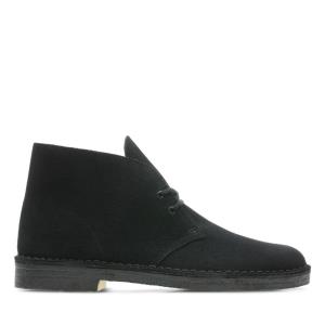 Originals Botas Clarks Desert Boot Hombre Negros | CLK802SRV