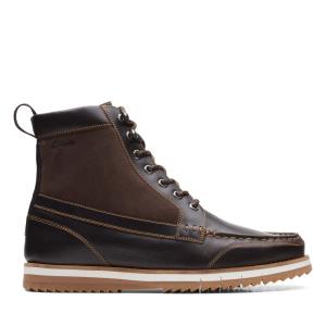 Originals Botas Clarks Durston Hi Hombre Marrom Oscuro | CLK623GJI