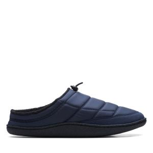 Pantuflas Clarks Pilton Mule Hombre Azul Marino | CLK231CAZ