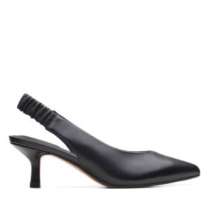 Zapatos De Tacon Clarks Violet55 Sling Mujer Negros | CLK620FVS