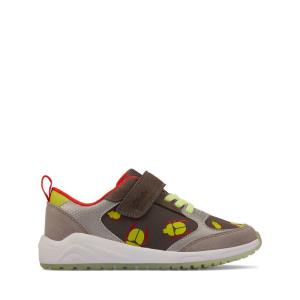 Zapatos Escolares Clarks Aeon Glow Kid Niña Grises | CLK051EJI