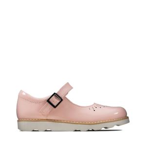 Zapatos Escolares Clarks Crown Jump Kid Niña Rosas | CLK635DPM