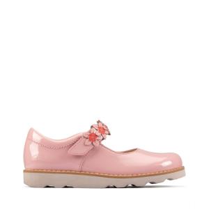 Zapatos Escolares Clarks Crown Petal Kid Niña Rosas Claro | CLK953RPH