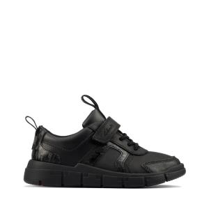 Zapatos Escolares Clarks Encode Bright Kid Niña Negros | CLK015HON