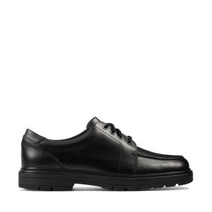 Zapatos Escolares Clarks Loxham Pace Youth Niña Negros | CLK702NDJ