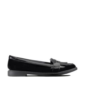 Zapatos Escolares Clarks Scala Bright Youth Niña Negros | CLK036SWE